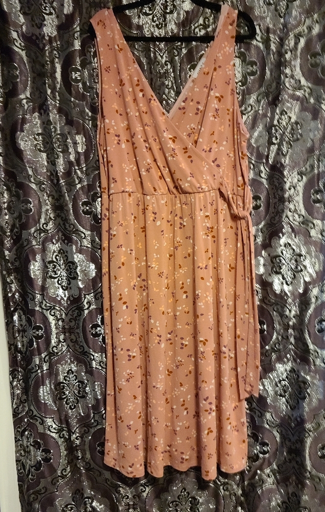 A foe wrap dress